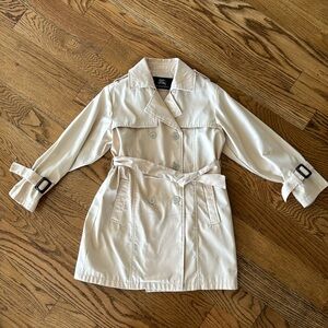 Burberry Trench Coat Jacket Plaid Tartan Tan xxl kids